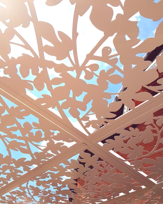Celosía para pérgola Celosía Metálica